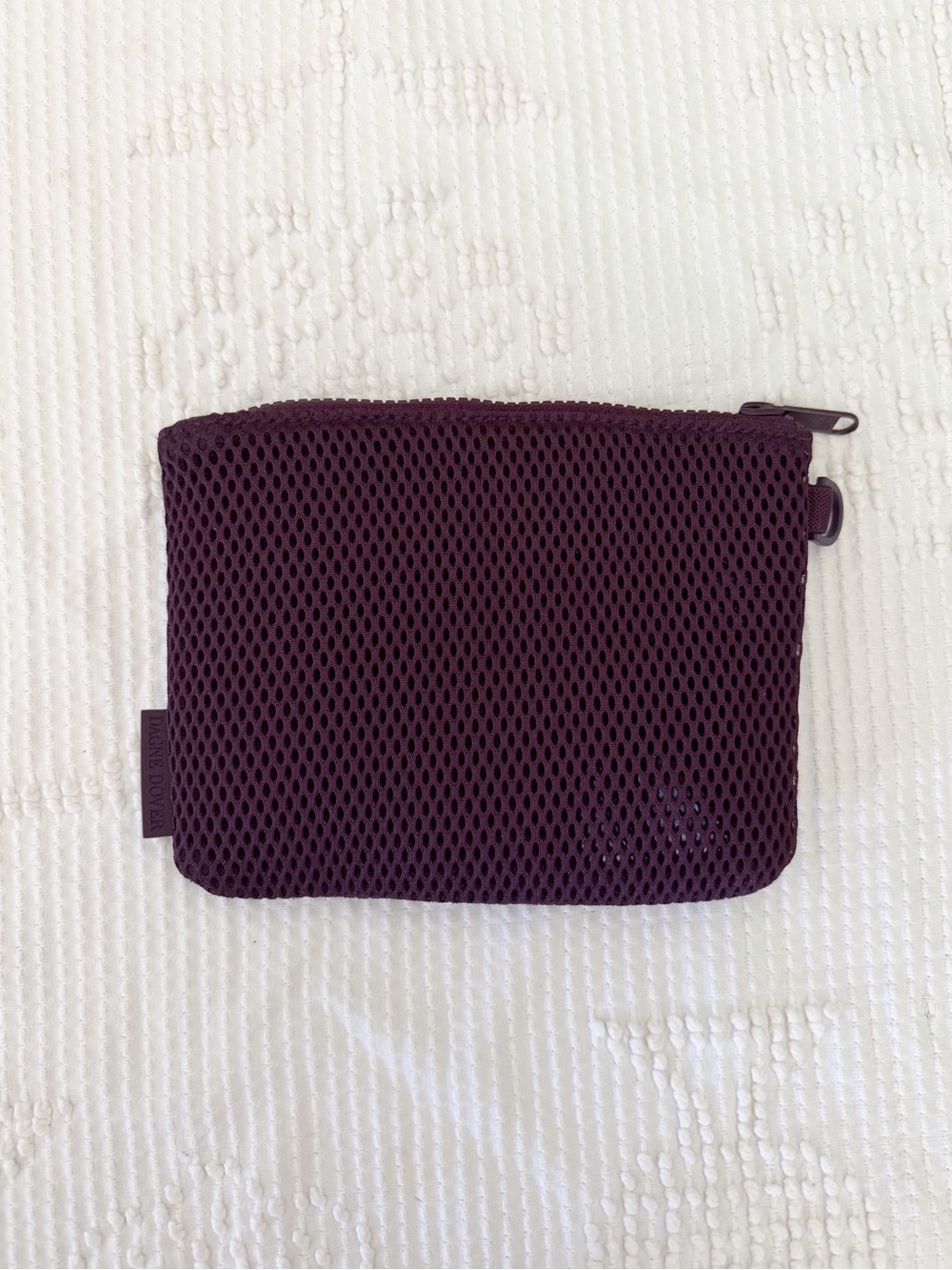 Dagne Dover Dune Air Mesh Pouch Dark Purple